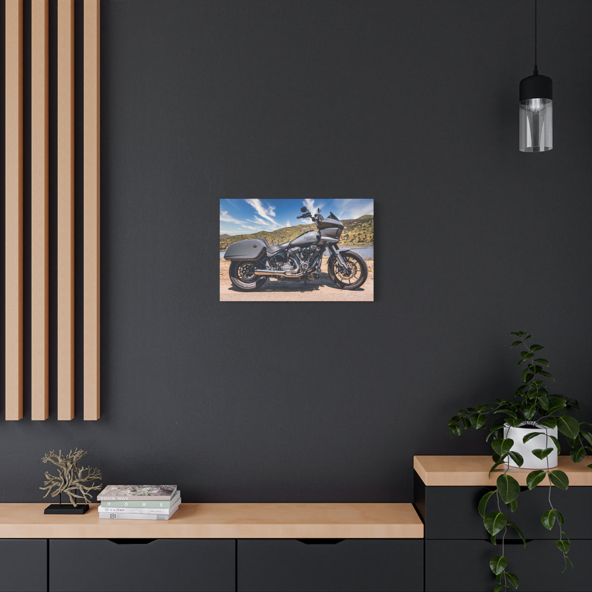 MOONSMC® Softail M8 FXLRST Oak Canyon Ranch Side View Canvas