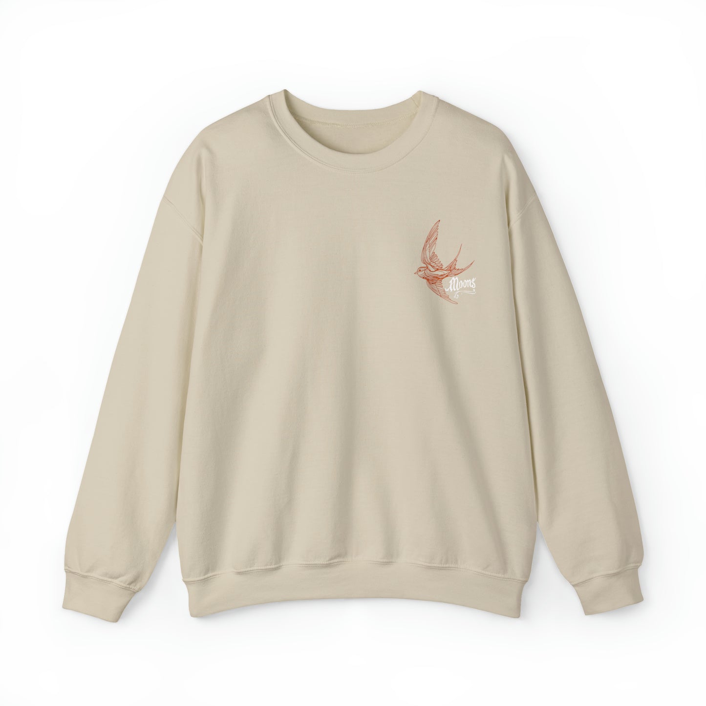 MOONSMC® San Juan Capistrano Swallow Heavy Blend Crewneck Sweatshirt