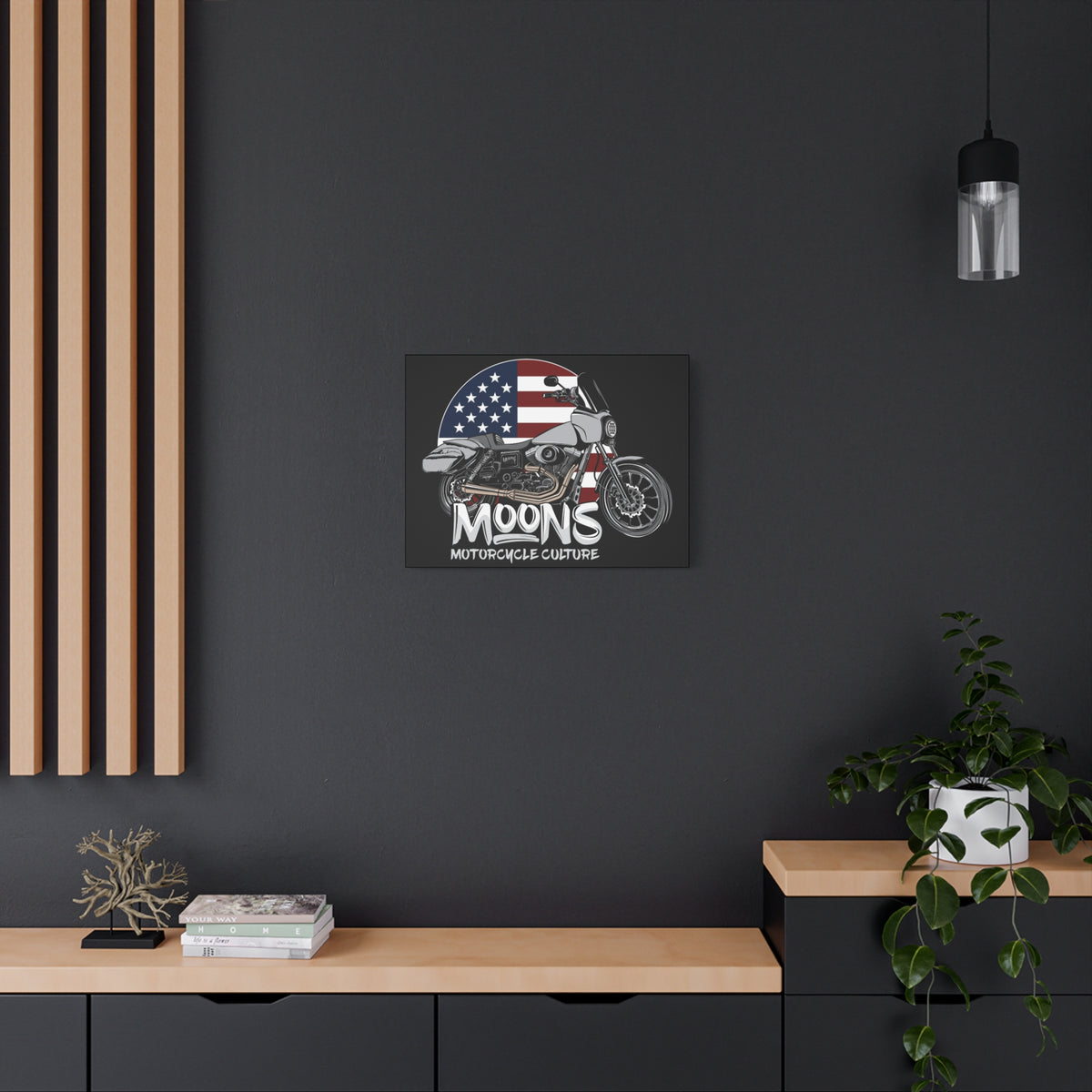 MOONSMC® 2001 Dyna FXDXT MURICA Canvas Gallery Wrap