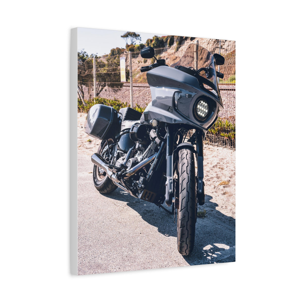MOONSMC® Softail FXLRST Dana Point California Canvas Gallery Wrap