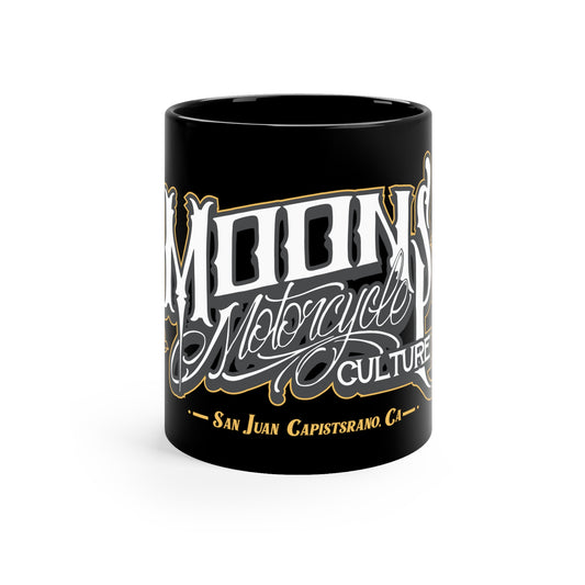 MOONSMC® San Juan Capistrano Logo 11oz Black Mug