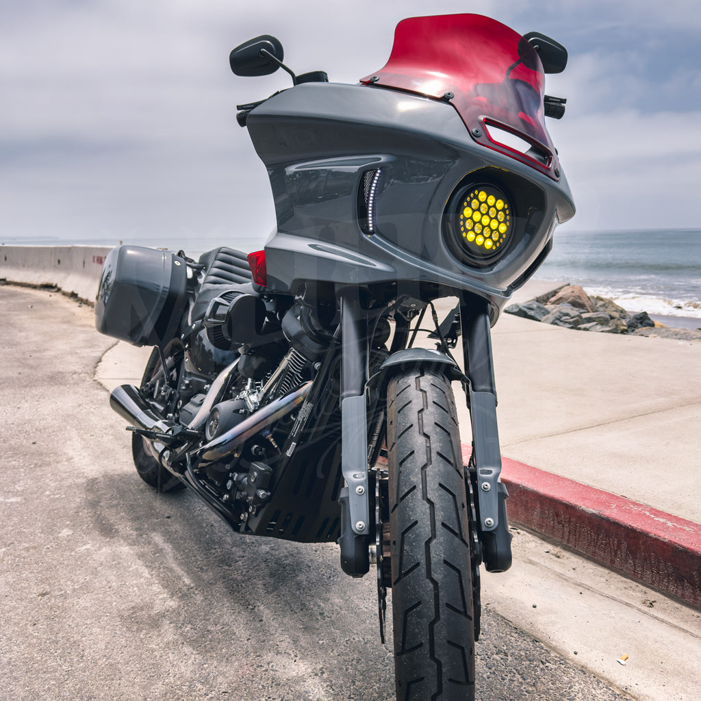MOONSMC® Moonmaker Fly Eye® V2 5.75″ LED Headlight - MOONSMC® // Moons Motorcycle Culture