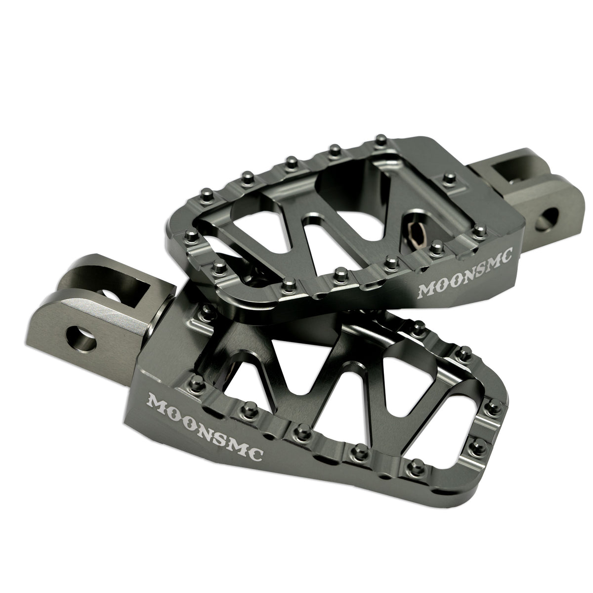 MOONSMC® MX Style Pegs – Billet Aluminum Motorcycle Foot Pegs V3 - MOONSMC® // Moons Motorcycle Culture
