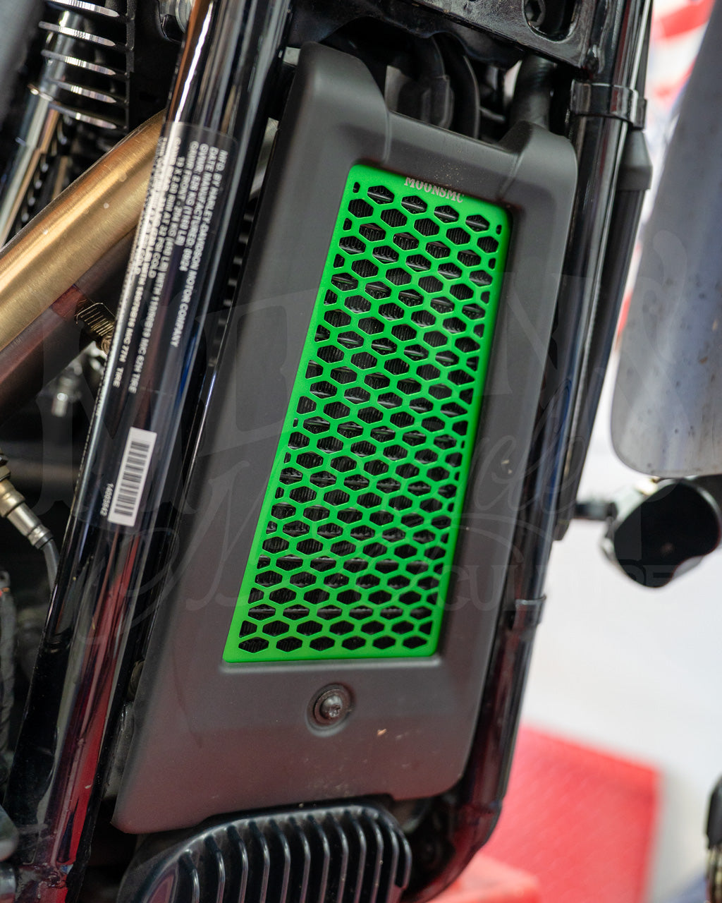 MOONSMC® Softail M8 2018-Current Oil Cooler Guard