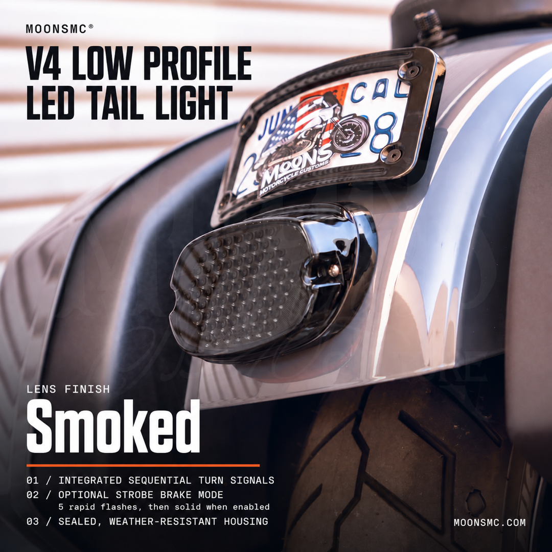 MOONSMC® Low Profile LED Tail Light V4 | Sequential + Strobe