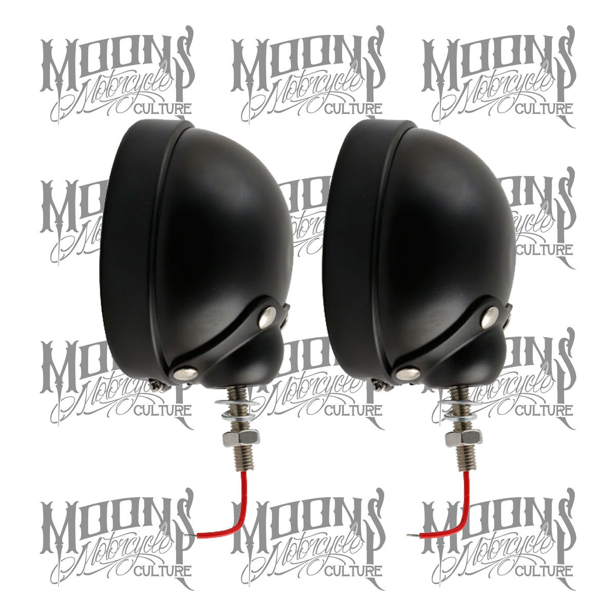MOONSMC® 4.5 AUX Light Housing Buckets, Lighting,Parts, MOONS, MOONSMC® // Moons Motorcycle Culture