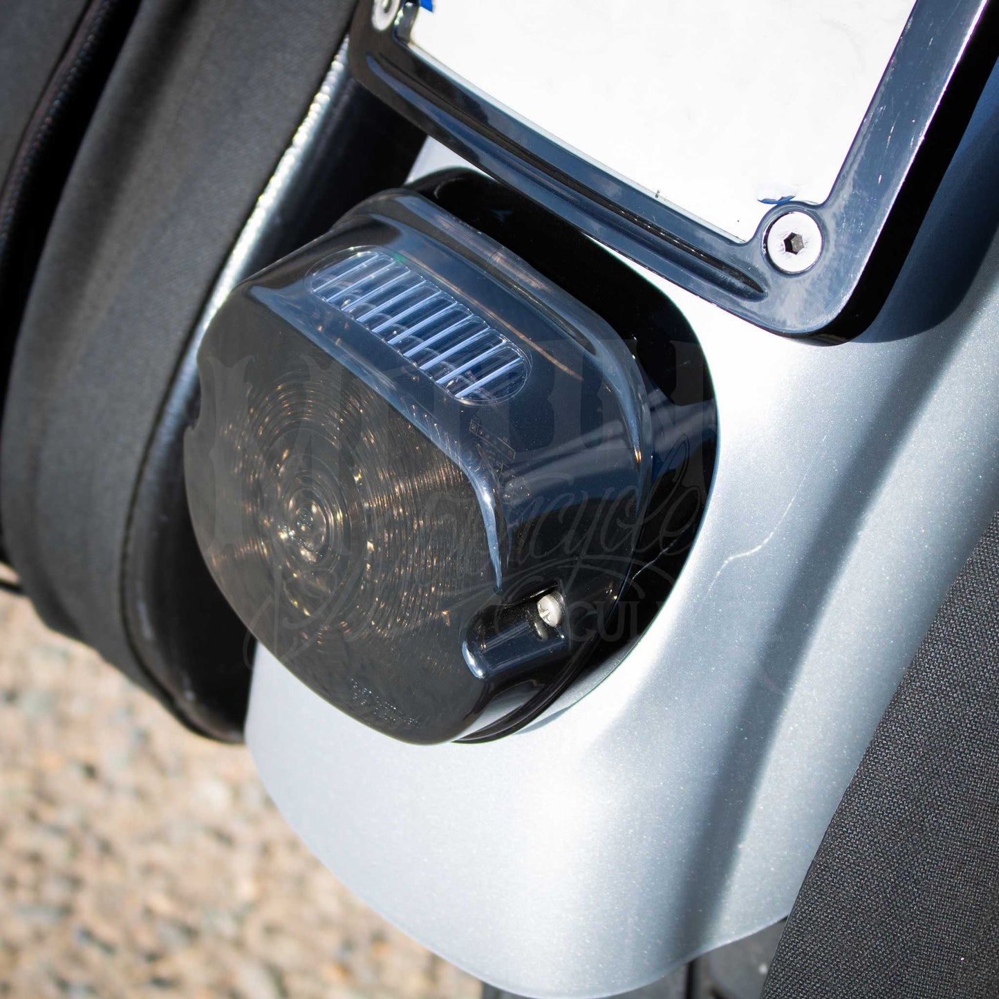 Black Tail Light Base Plate Bezel with Circuit Board, Lighting,Parts, MOONSMC® // Moons Motorcycle Culture, MOONSMC® // Moons Motorcycle Culture