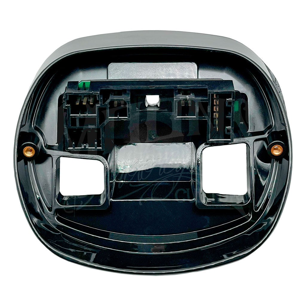 MOONSMC® Black Tail Light Base Plate Bezel Softail M8