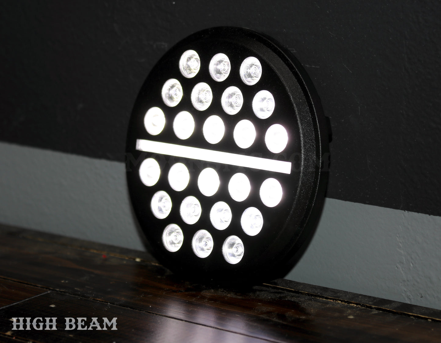 7" MOONSMC® Moonmaker Fly Eye® LED Headlight, Lighting, MOONS, MOONSMC® // Moons Motorcycle Culture