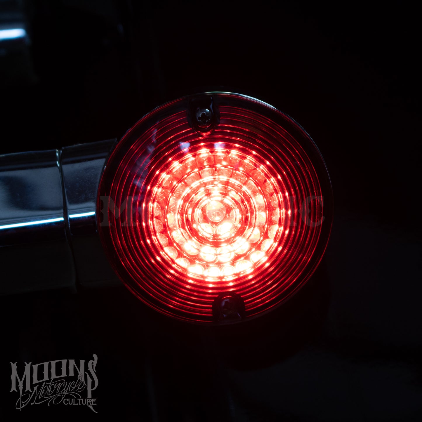 MOONSMC® MOONPODS Flat Style LED Turn Signals, Lighting, MOONS, MOONSMC® // Moons Motorcycle Culture