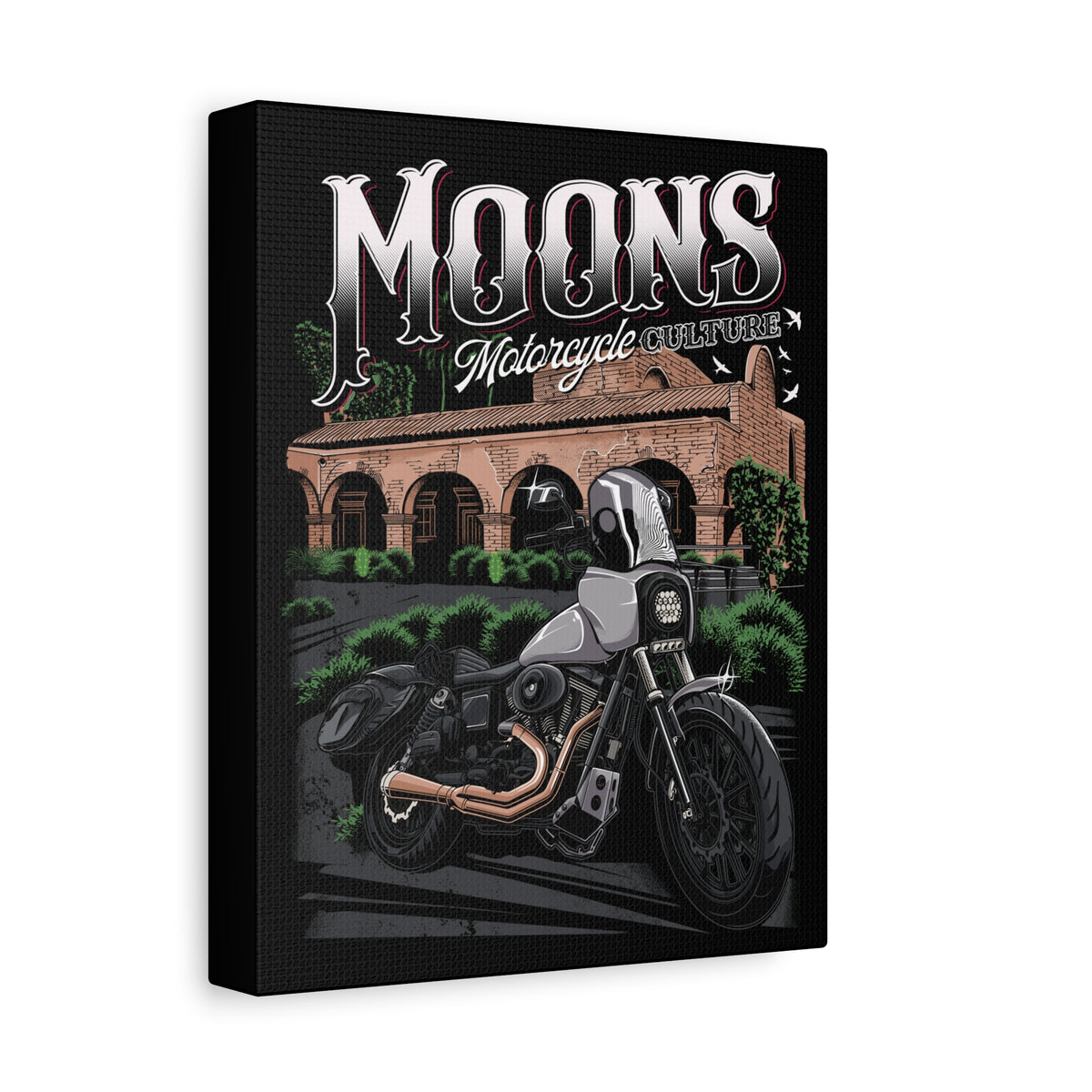 MOONSMC® San Juan Capistrano - Mission Dyna Matte Canvas Wall Art