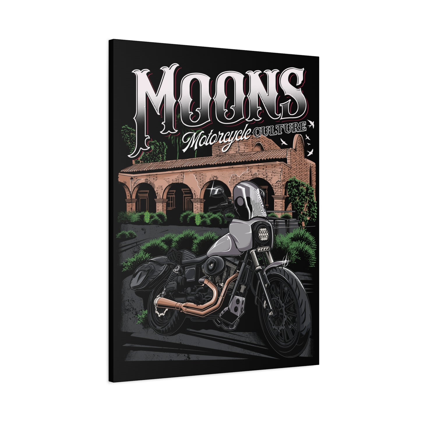 MOONSMC® San Juan Capistrano - Mission Dyna Matte Canvas Wall Art