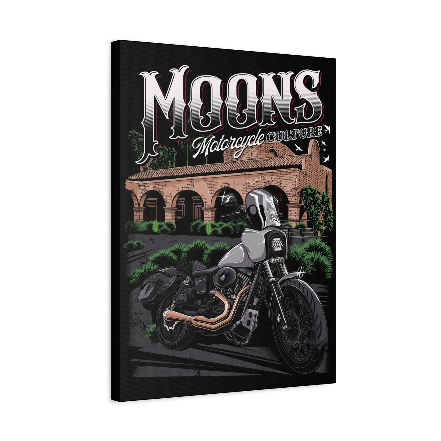 MOONSMC® San Juan Capistrano - Mission Dyna Matte Canvas Wall Art