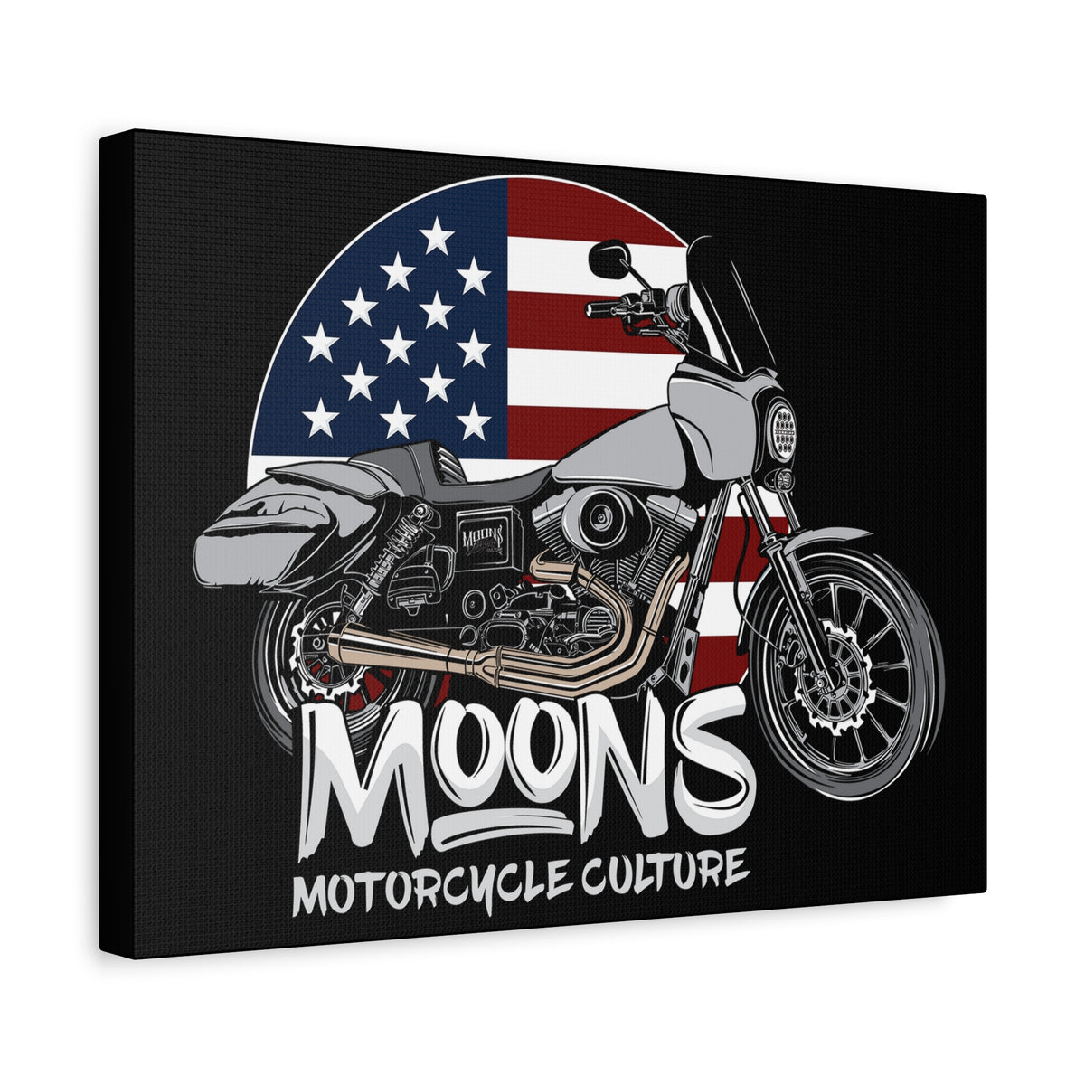 MOONSMC® 2001 Dyna FXDXT MURICA Canvas Gallery Wrap