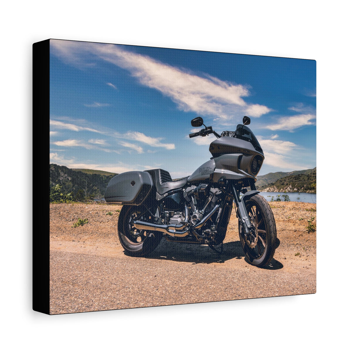 MOONSMC® Softail M8 FXLRST Oak Canyon Ranch Angled View Canvas