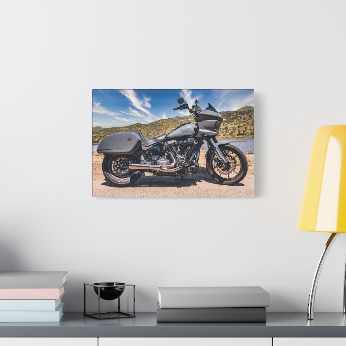 MOONSMC® Softail M8 FXLRST Oak Canyon Ranch Side View Canvas