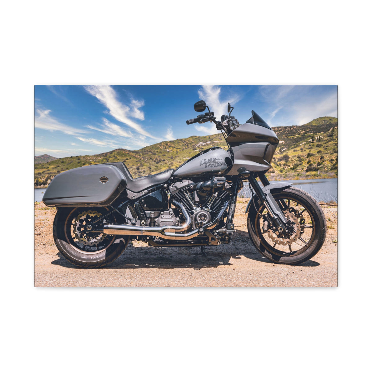 MOONSMC® Softail M8 FXLRST Oak Canyon Ranch Side View Canvas