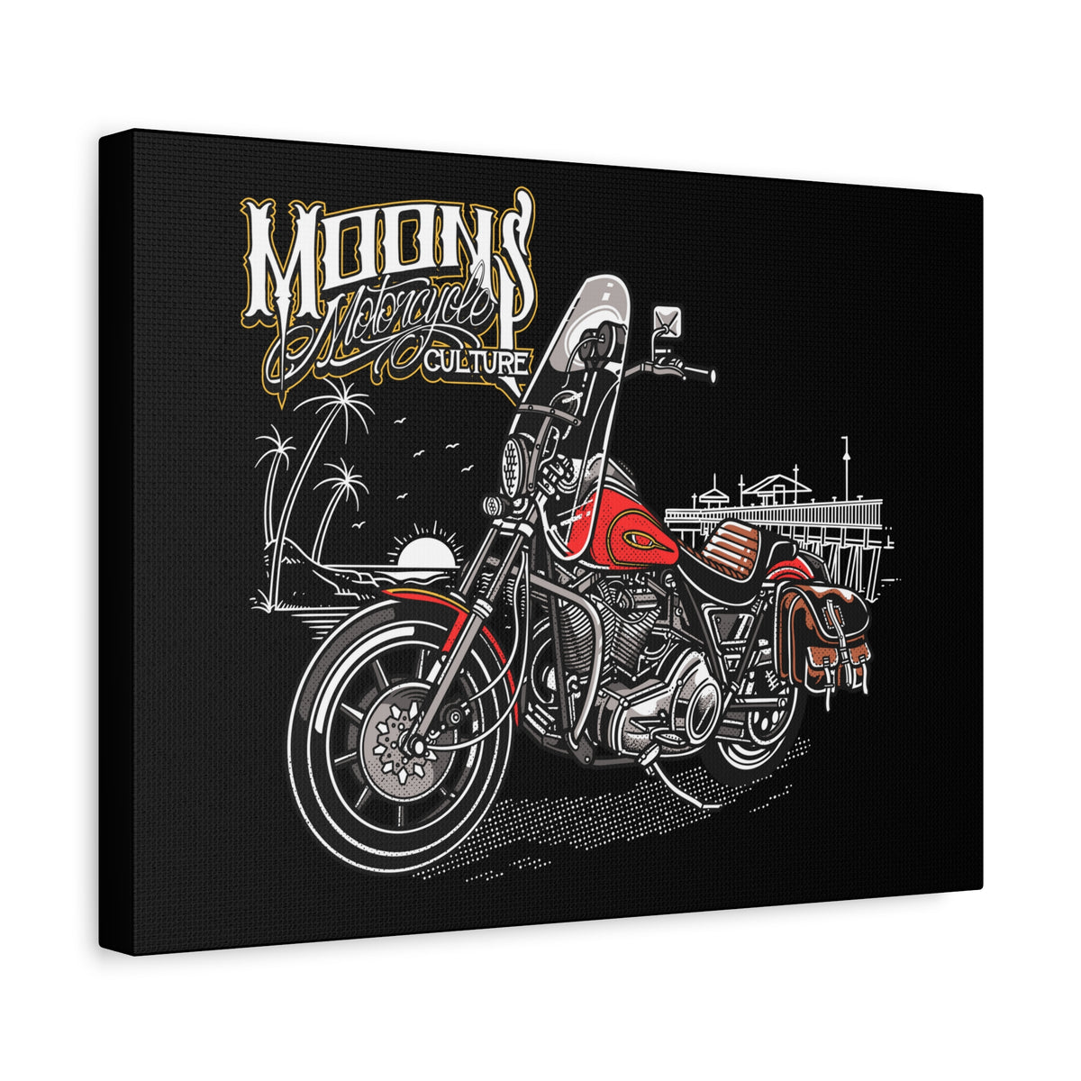 MOONSMC® FXR San Clemente California Canvas Gallery Wrap