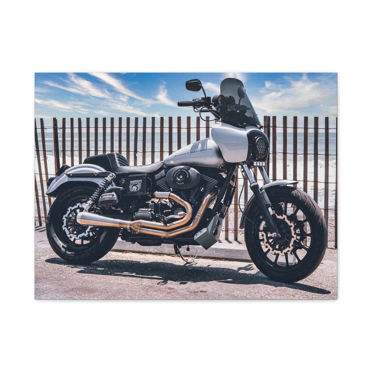 2001 Dyna FXDXT - Capistrano Beach, California Canvas Gallery Wrap
