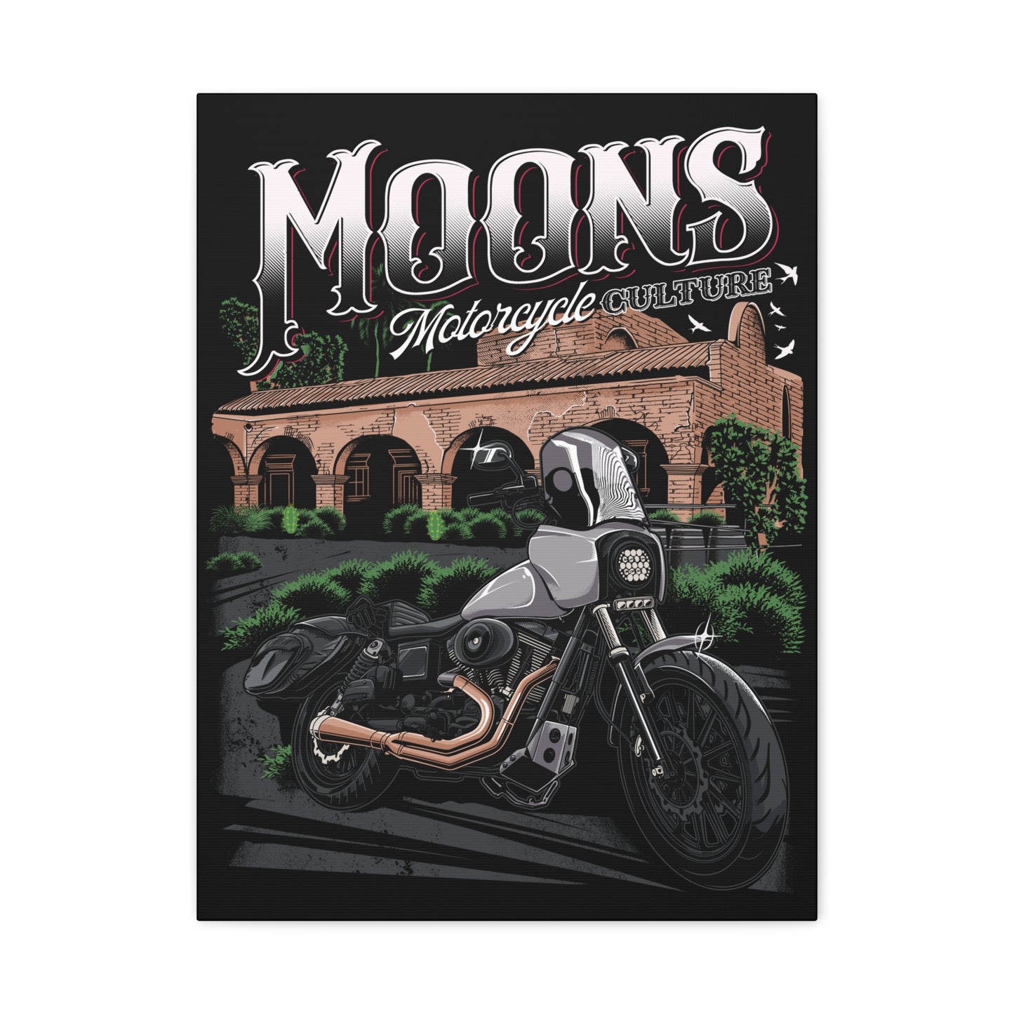 MOONSMC® San Juan Capistrano - Mission Dyna Matte Canvas Wall Art