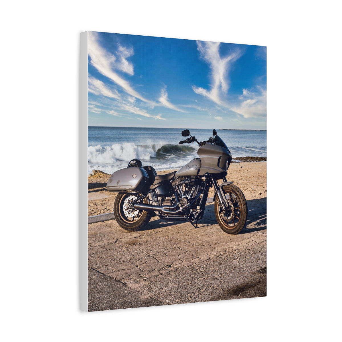 MOONSMC® Softail M8 FXLRST Capistrano Beach Canvas Gallery Wrap