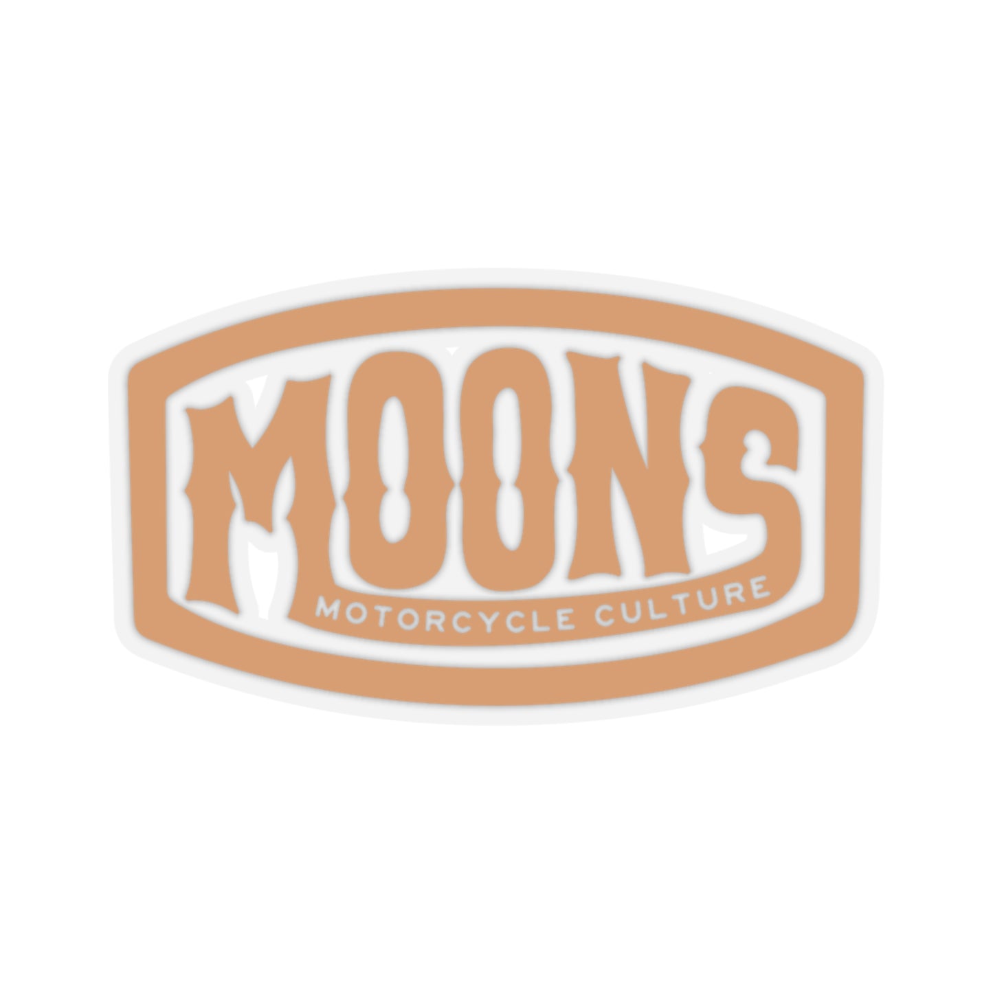 MOONSMC® Vintage Badge Die Cut Sticker