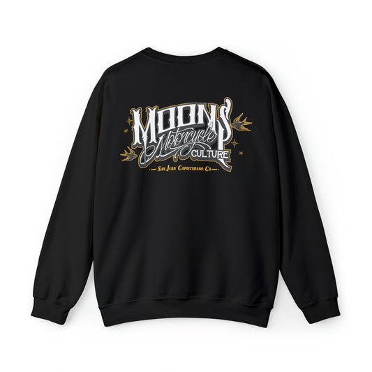 MOONSMC® San Juan Capistrano, Ca. Logo Heavy Blend Crewneck Sweatshirt