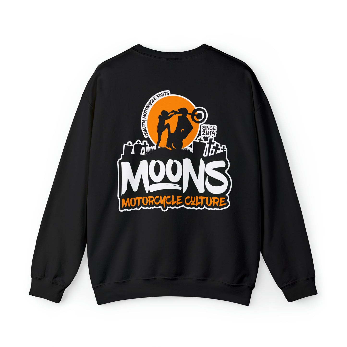 MOONSMC® Dyna Graveyard Wheelie Heavy Blend Crewneck Sweatshirt
