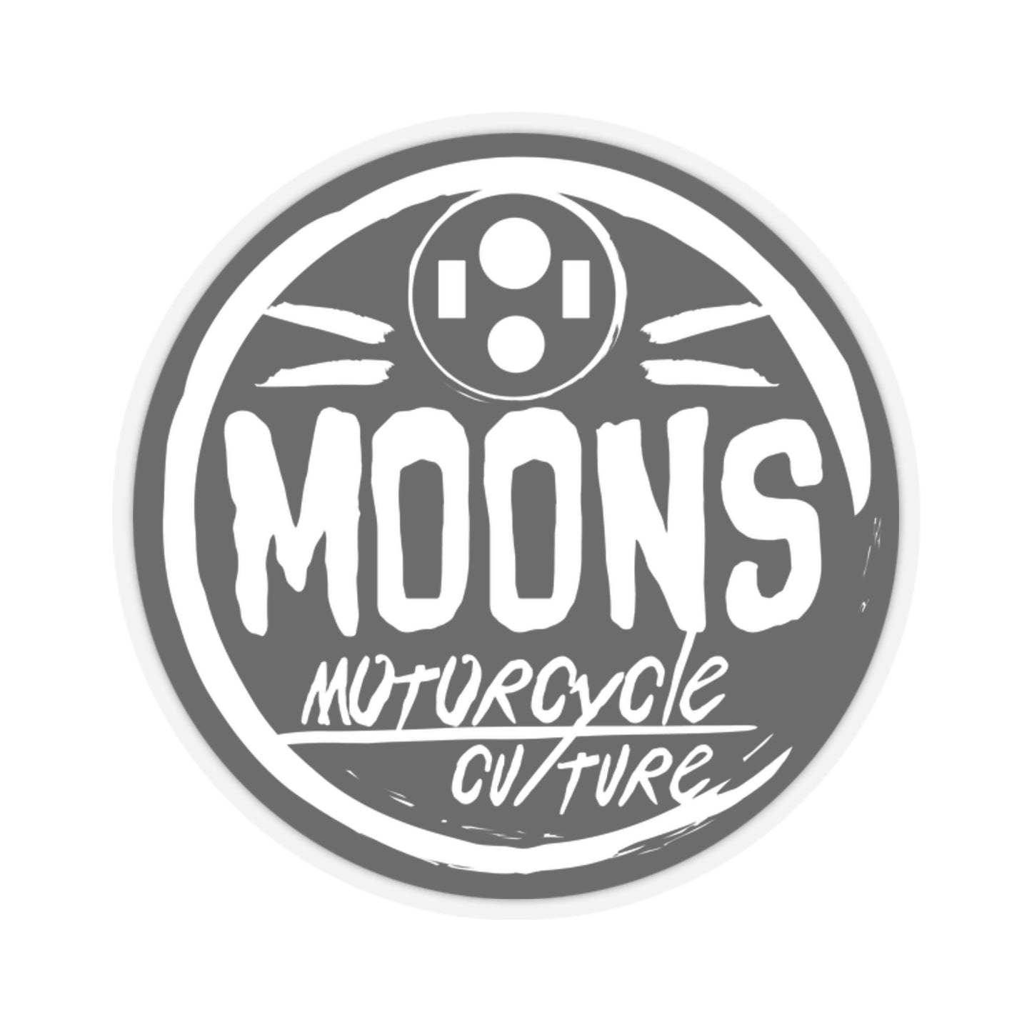 MOONSMC® Circle Logo Die Cut Sticker