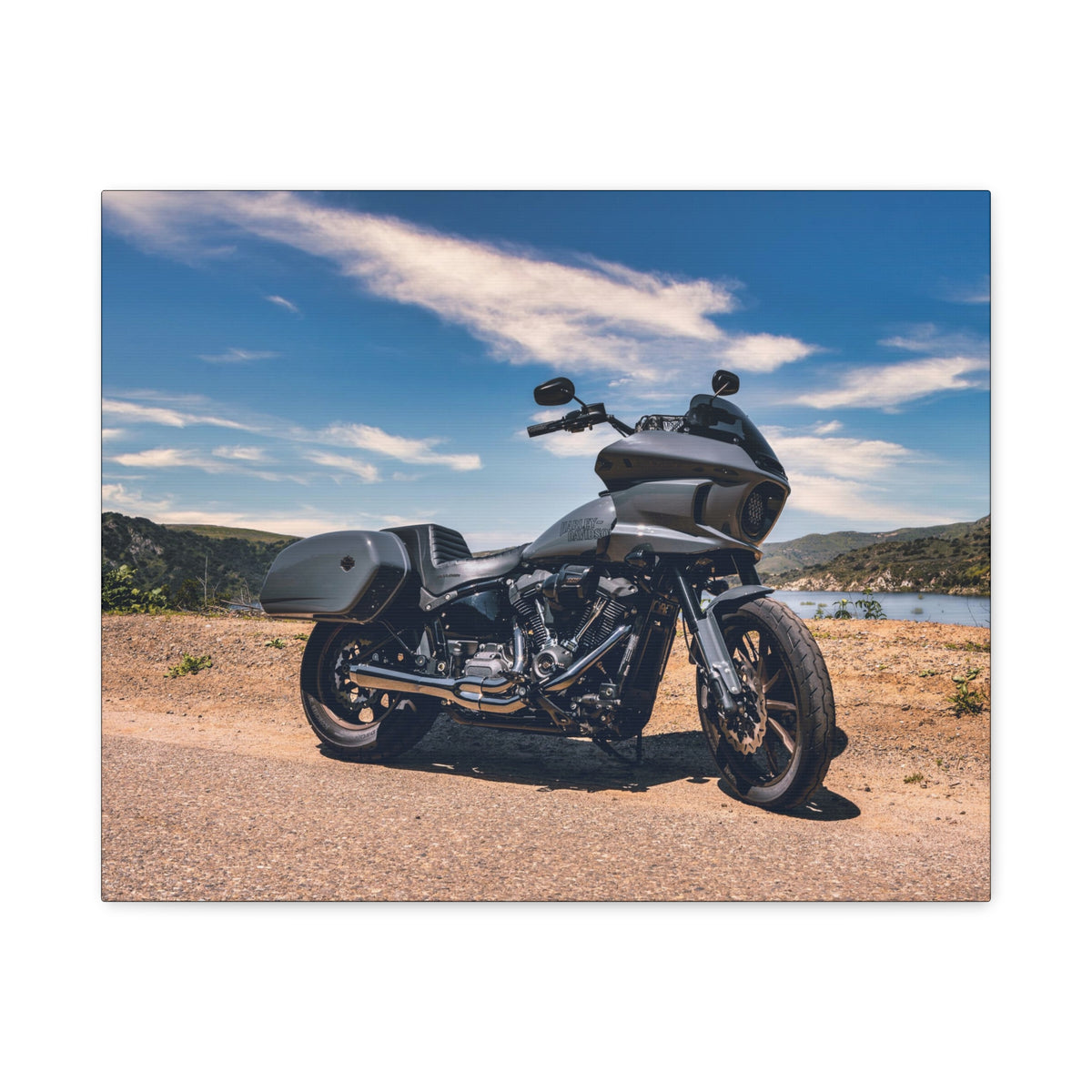 MOONSMC® Softail M8 FXLRST Oak Canyon Ranch Angled View Canvas