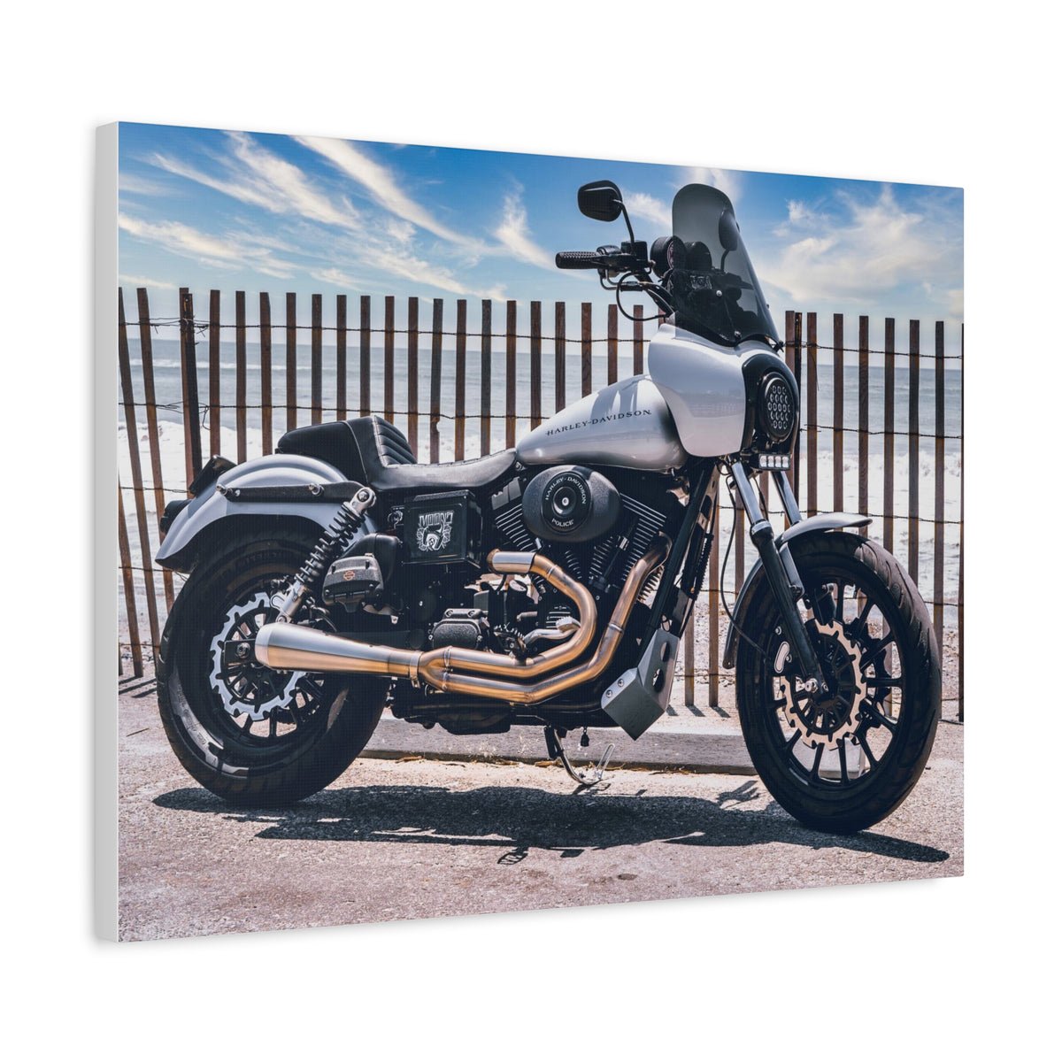2001 Dyna FXDXT - Capistrano Beach, California Canvas Gallery Wrap