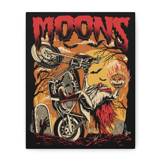 MOONSMC® FXR Headless Horsemen Graveyard Wheelie Canvas Wrap Red