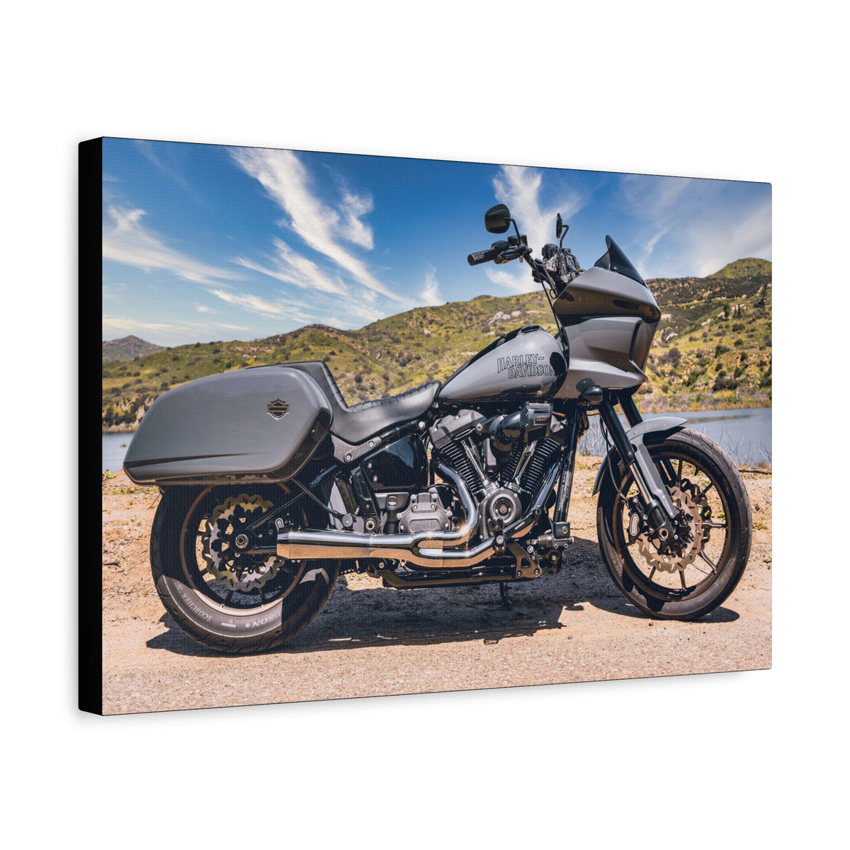 MOONSMC® Softail M8 FXLRST Oak Canyon Ranch Side View Canvas