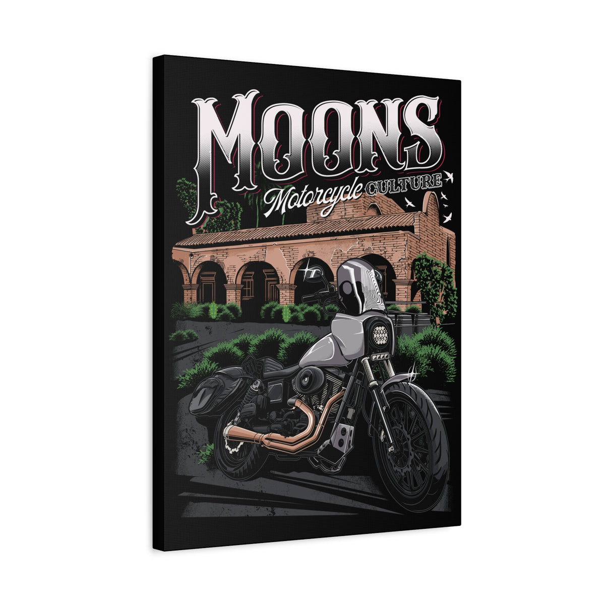 MOONSMC® San Juan Capistrano - Mission Dyna Matte Canvas Wall Art