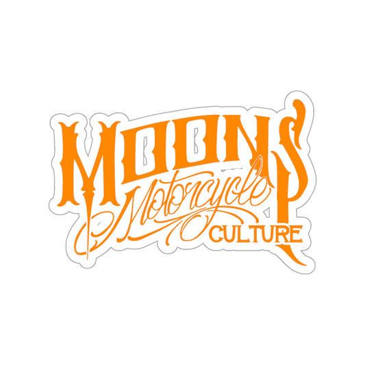 MOONSMC® OG Logo Orange Die Cut Sticker