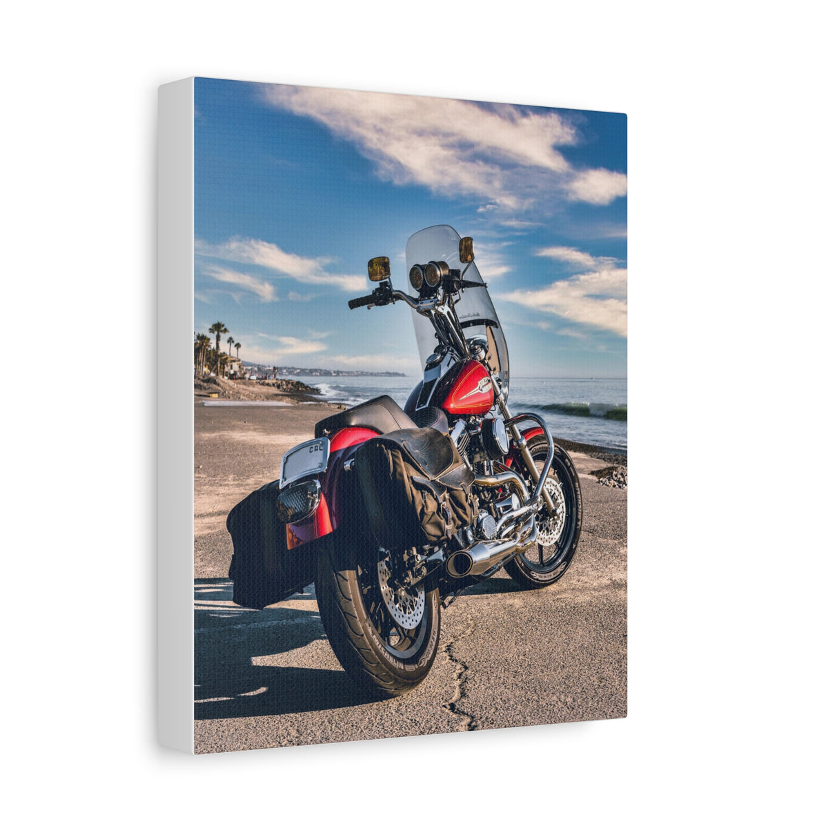 1993 FXRS コンバーチブル - カリフォルニア州カピストラーノ ビーチ キャンバス ギャラリー ラップ