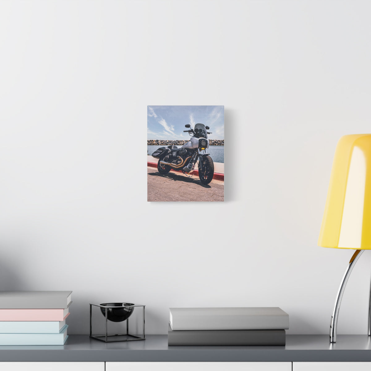 MOONSMC® 2001 Dyna FXDXT Dana Point Harbor Canvas Gallery Wrap