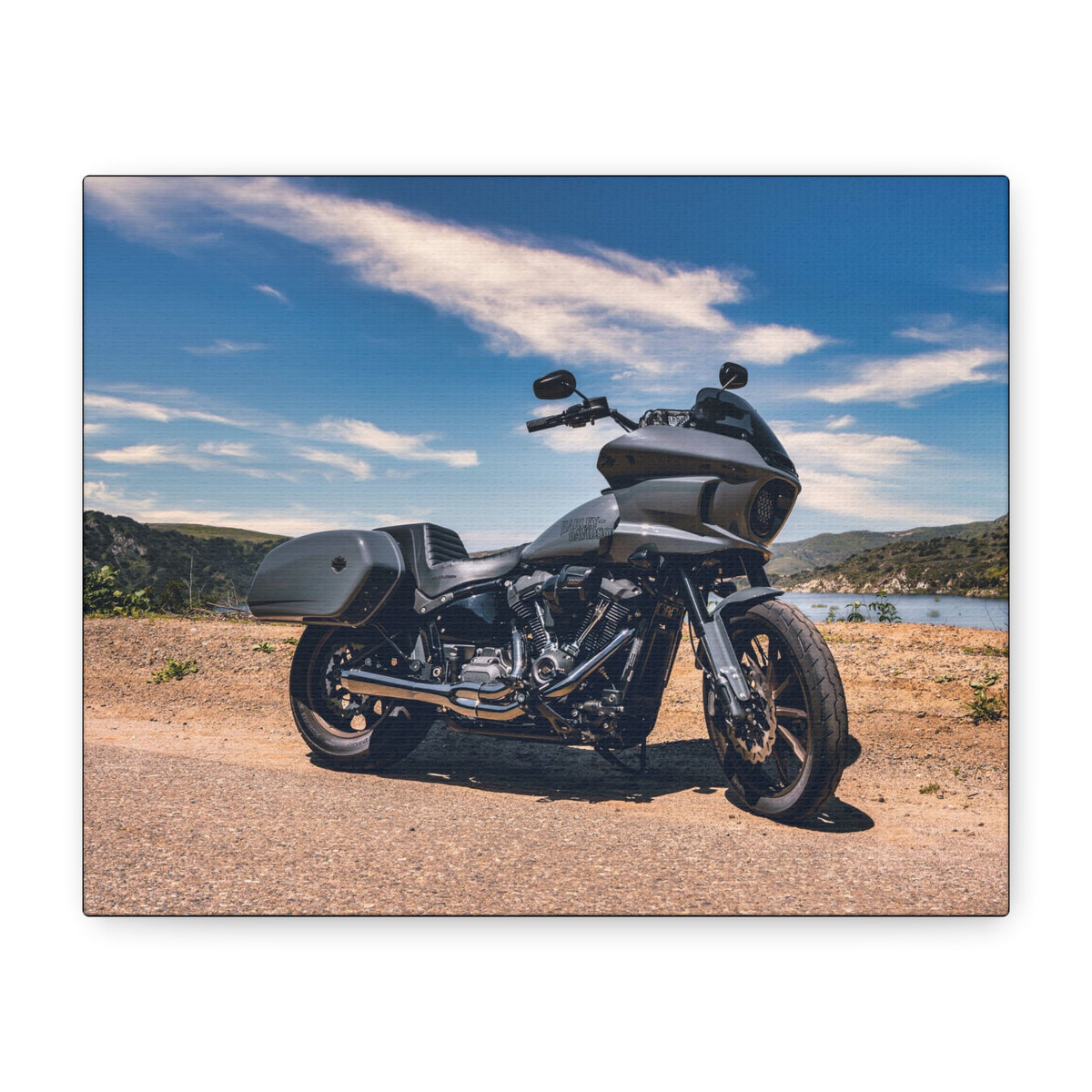 MOONSMC® Softail M8 FXLRST Oak Canyon Ranch Angled View Canvas