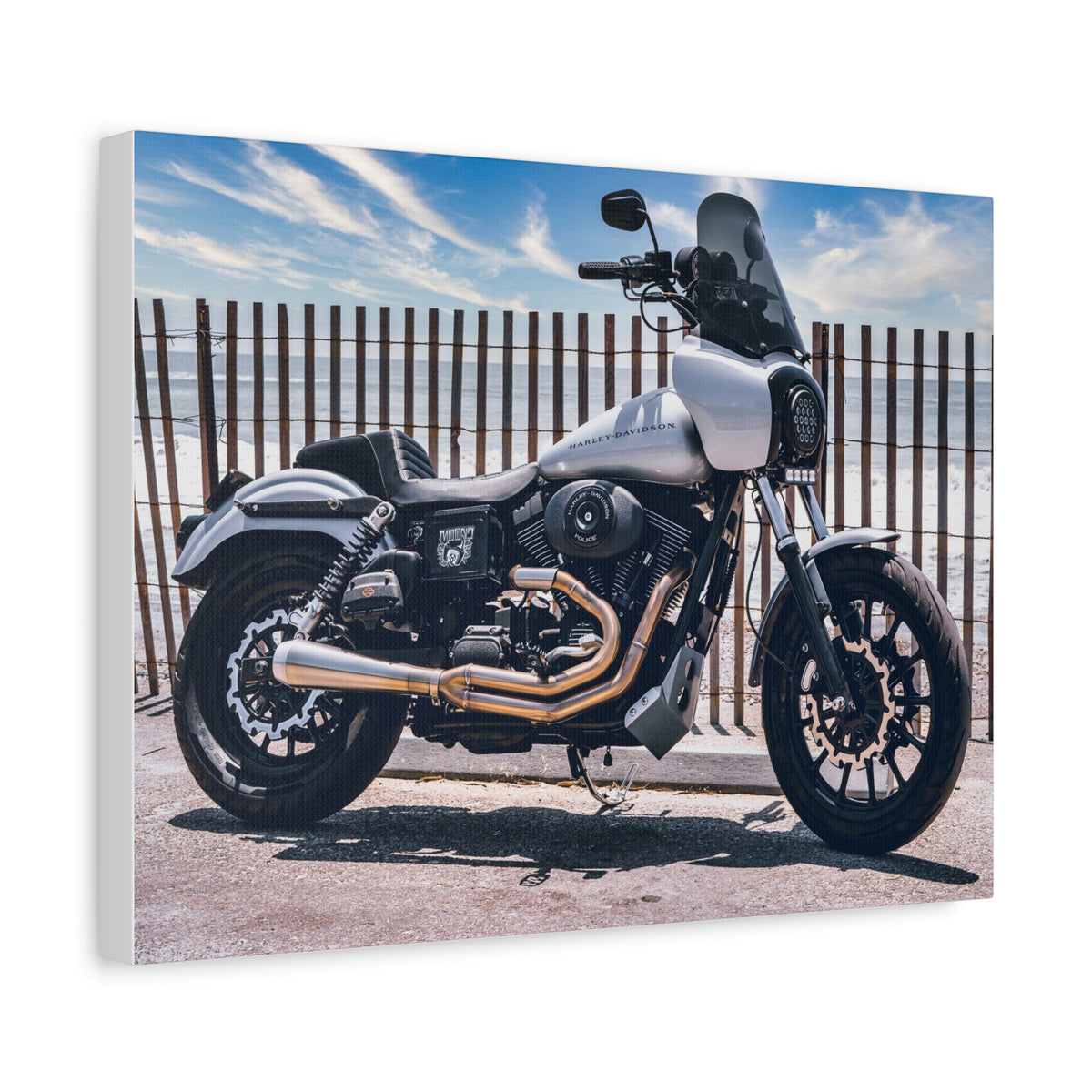2001 Dyna FXDXT - Capistrano Beach, California Canvas Gallery Wrap