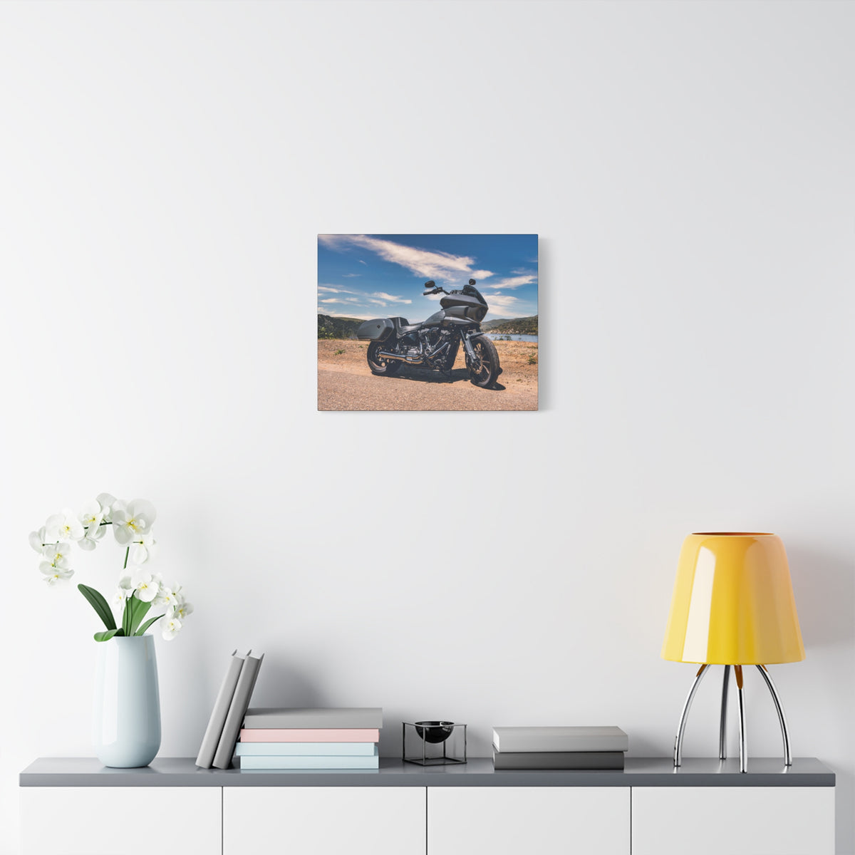 MOONSMC® Softail M8 FXLRST Oak Canyon Ranch Angled View Canvas