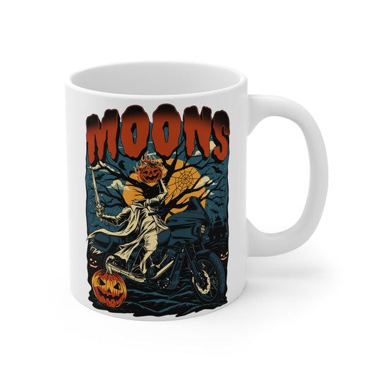 MOONSMC® 2024 Halloween Edition - FXLRST Headless Horsemen Graveyard Coffee Mug Indigo