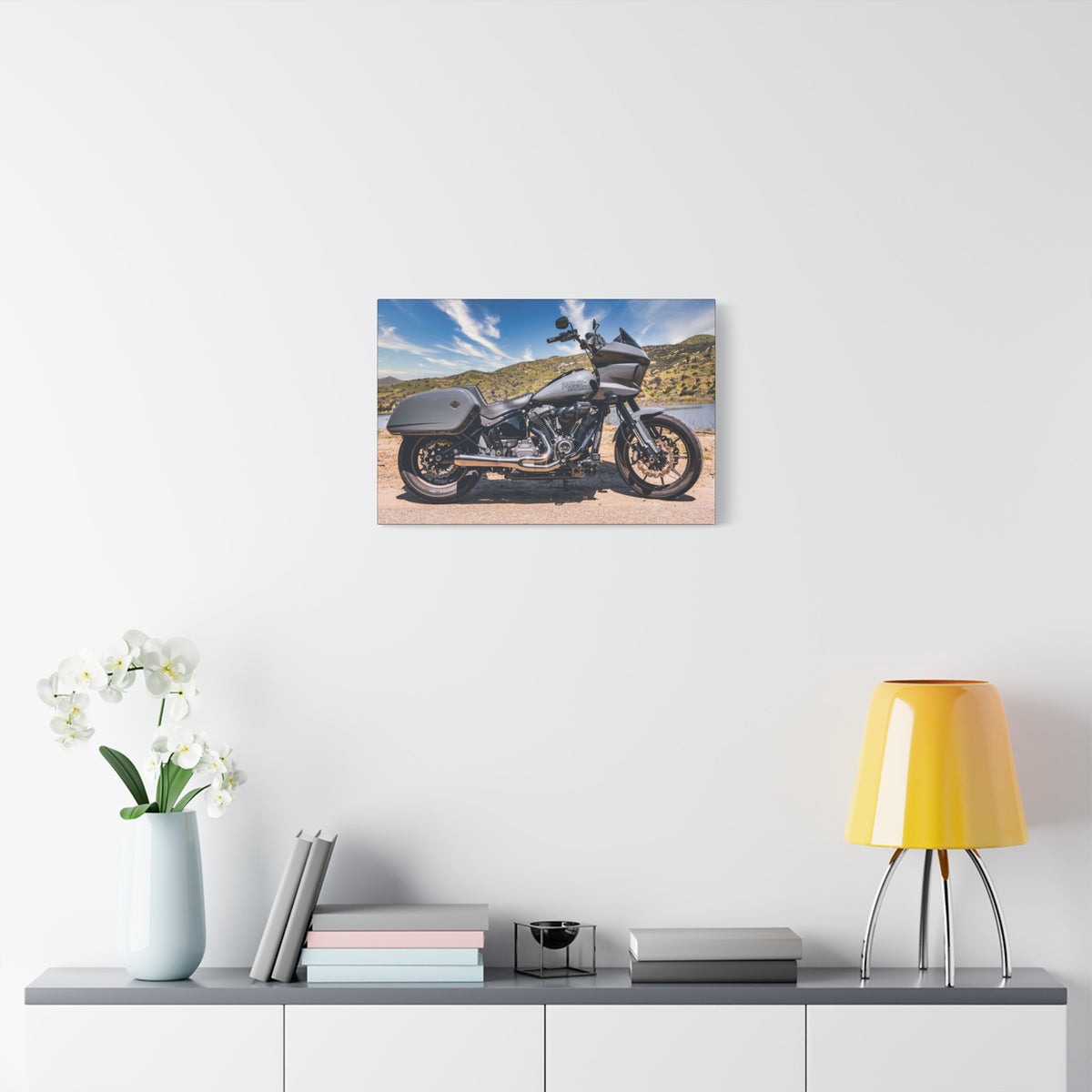 MOONSMC® Softail M8 FXLRST Oak Canyon Ranch Side View Canvas