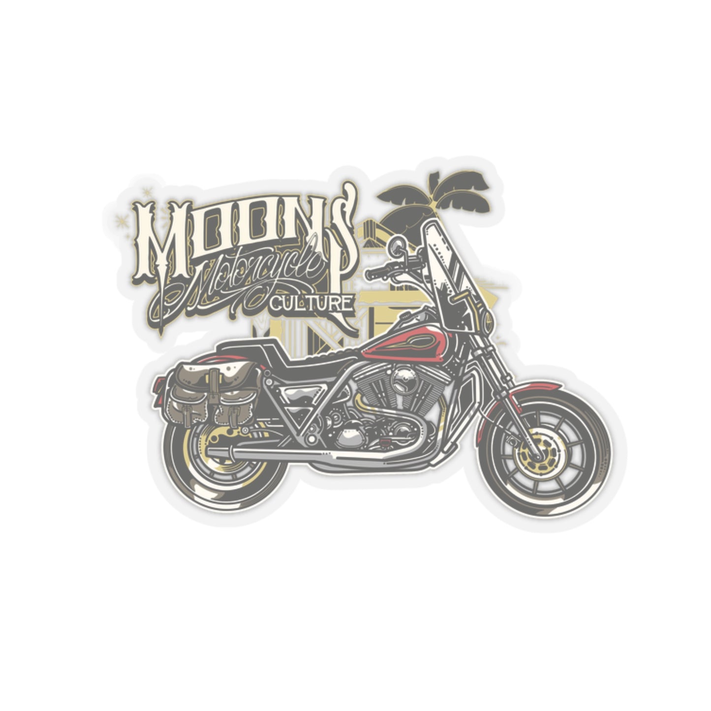 MOONSMC® Red Rider FXR Die Cut Sticker