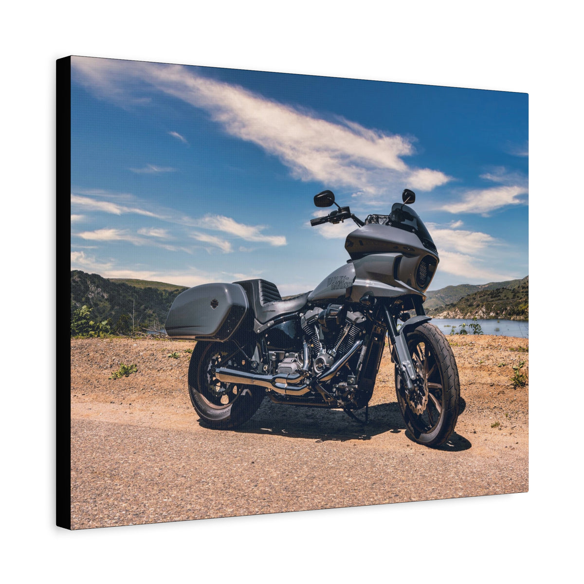 MOONSMC® Softail M8 FXLRST Oak Canyon Ranch Angled View Canvas