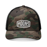 MOONSMC® Vintage Badge Embroidered Camouflage Trucker Hat