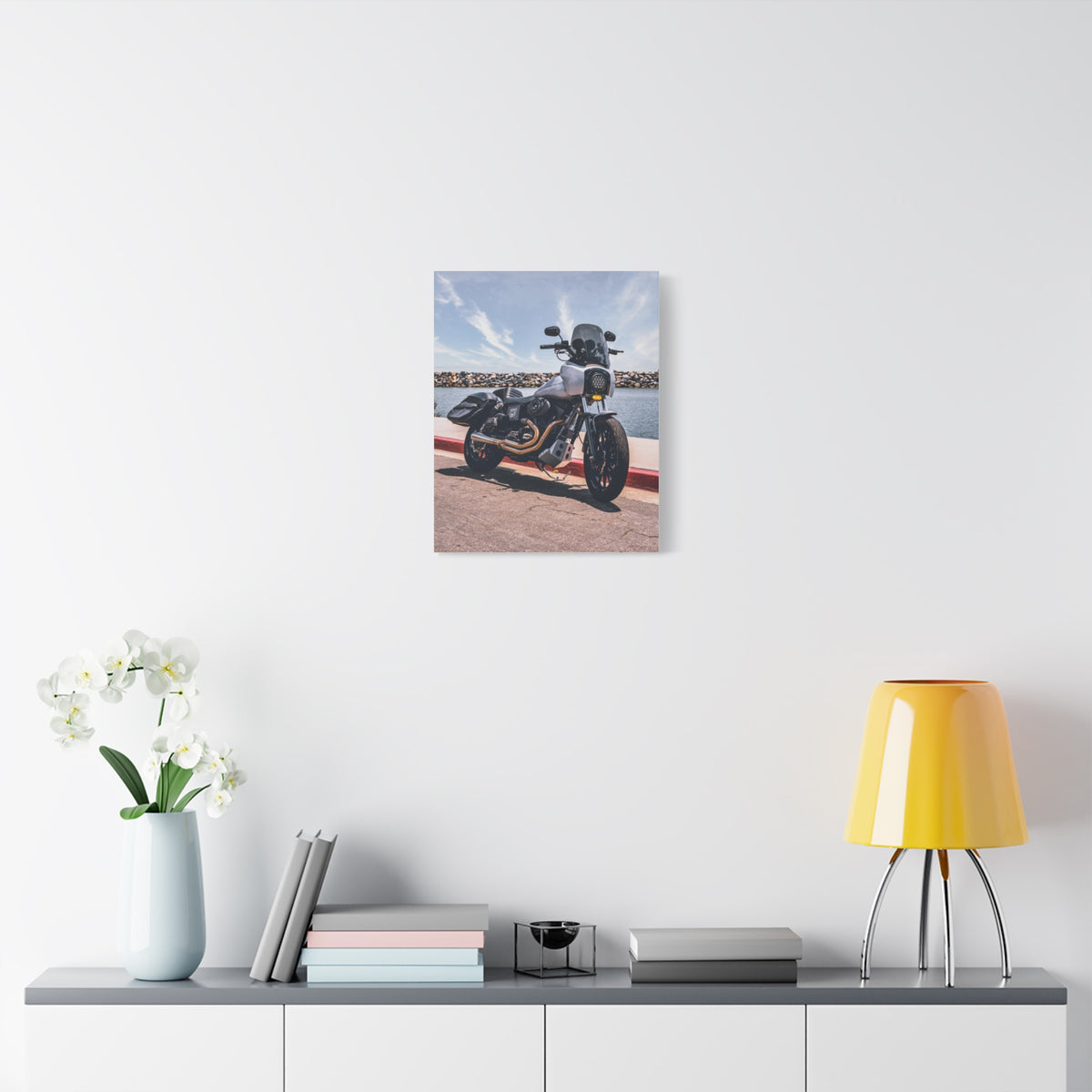 MOONSMC® 2001 Dyna FXDXT Dana Point Harbor Canvas Gallery Wrap