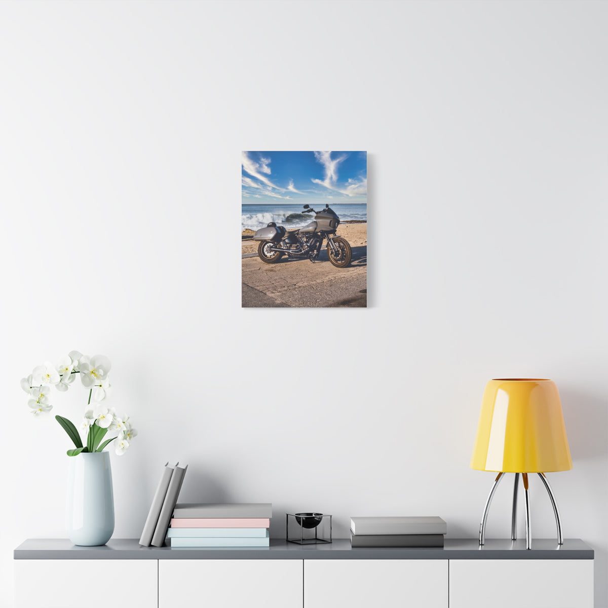 MOONSMC® Softail M8 FXLRST Capistrano Beach Canvas Gallery Wrap
