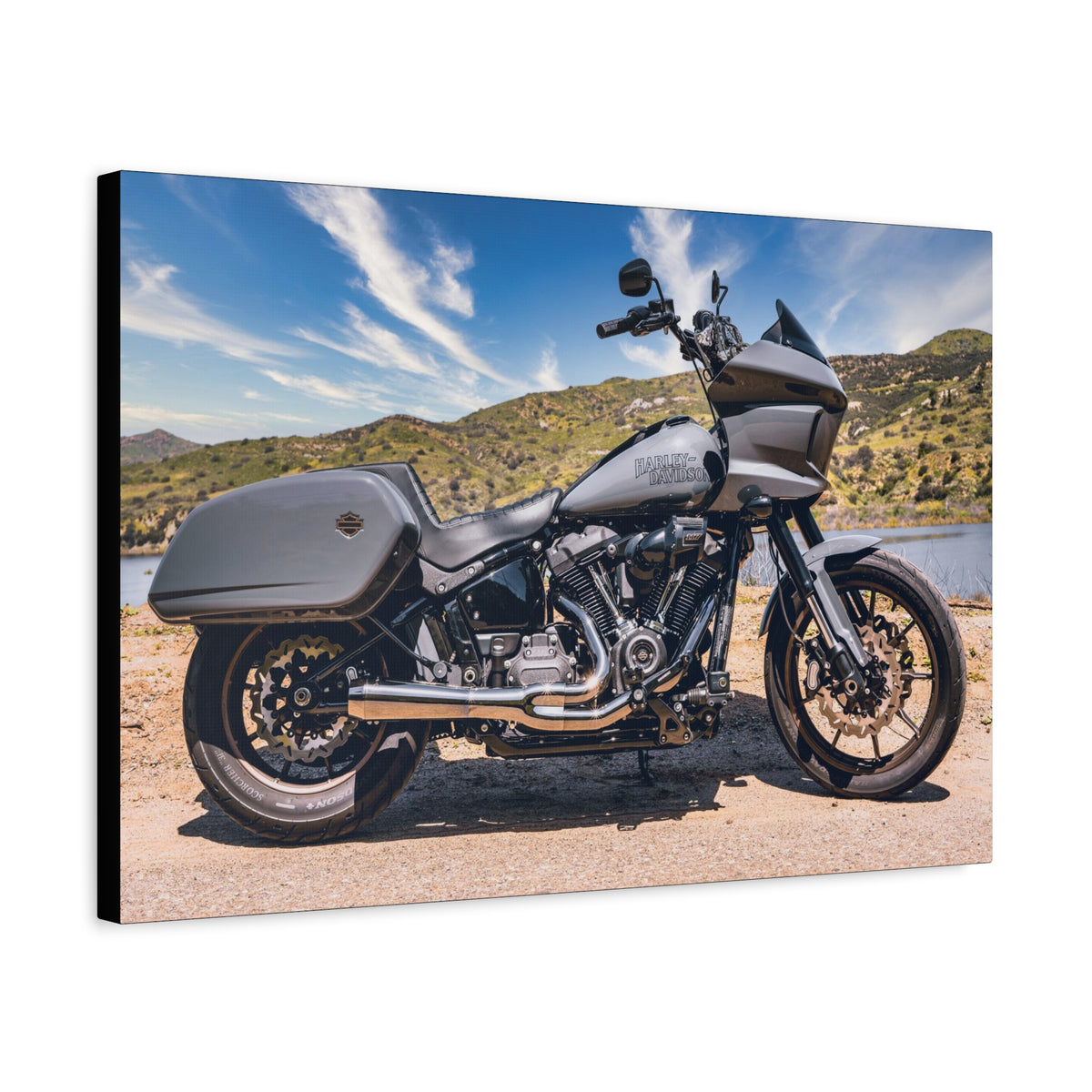 MOONSMC® Softail M8 FXLRST Oak Canyon Ranch Side View Canvas