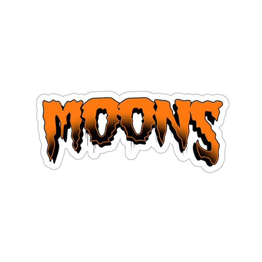 MOONS 2023 Headless Horsemen ハロウィンリリース - オレンジのダイカットステッカー