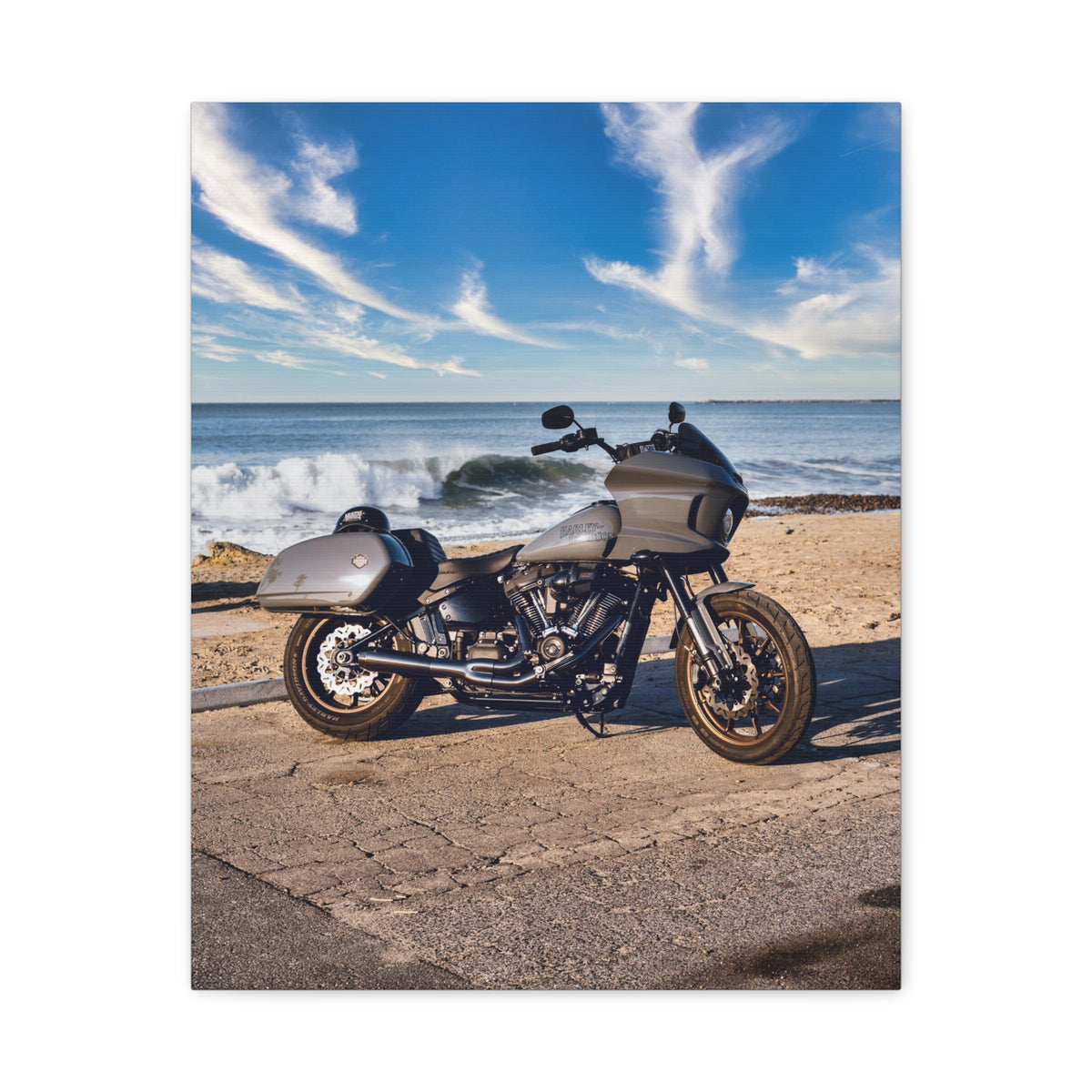 MOONSMC® Softail M8 FXLRST Capistrano Beach Canvas Gallery Wrap